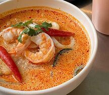 Том Ям с креветками