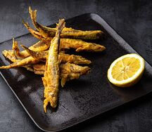 Жареная корюшка