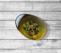 Куриные сердечки халапеньо в соусе терияки 