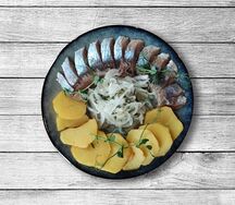 Сельдь с картофелем