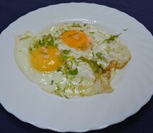 Яичница глазунья