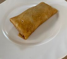 Блинчик с ветчиной и грибами