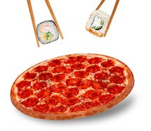 Пепперони и 2 ролла