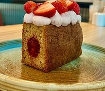 Кекс Лайм и клубника