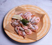 Креветки отварные