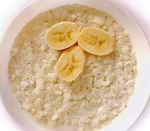 Рисовая каша с бананом 