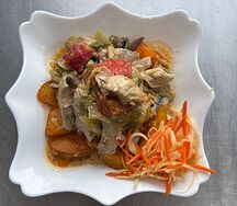 Курица с овощами 