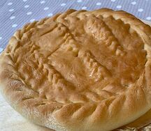 Пирог с капустой и куриным фаршем