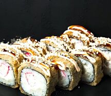 Острый с крабом