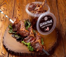 Шашлык из каре ягненка