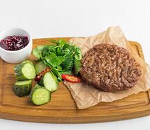 Бифштекс из телятины с сыром