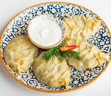 Манты с бараниной и картофелем 