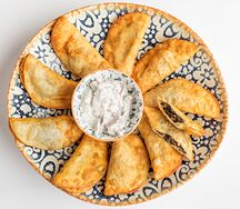 Мини-чебуреки с грибами