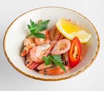 Креветки отварные