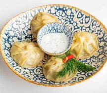 Манты с бараниной 