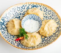 Манты с тыквой 