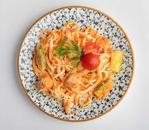 С лососем и цукини