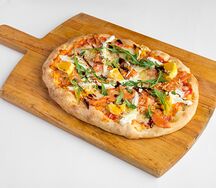 Пицца с лососем и апельсином