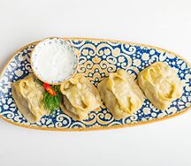 Манты с телятиной 