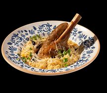 Баранина с пшенкой и сухофруктами