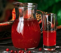 Морс клюквенный маленький