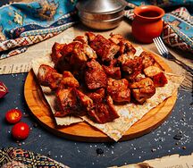 Шашлык cвинoй из шеи