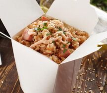 Плов с беконом