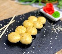Запечённый ролл с кальмаром