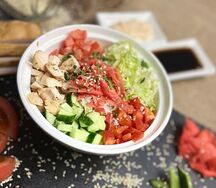 Поке с курицей