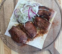 Шашлык из свиной шеи