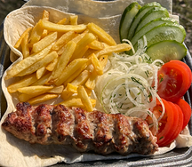 Ланч овощной с люля-кебаб