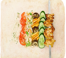 Фирменная шаурма с курицей