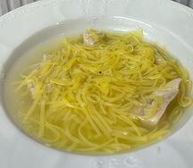 Суп лапша с куриной грудкой