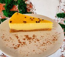 Чизкейк Манго-маракуйя