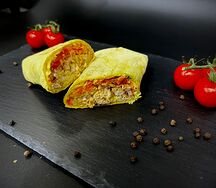 Двойная шаурма в лаваше