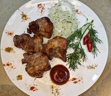 Шашлык из cвинoй шеи