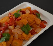 Цыпленок в кисло-сладком соусе 
