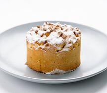 Песочный тарт с яблоком и корицей
