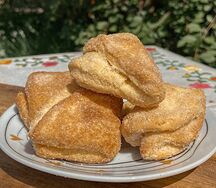 Ушки творожные сахарные