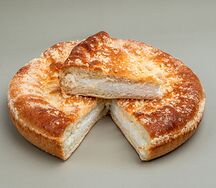 Пирог  с творогом и сгущенкой
