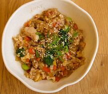 Тепаньяки с курицей 