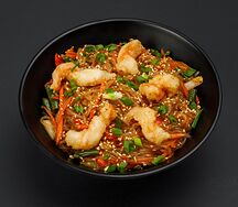 Фунчоза с креветками
