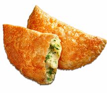 Чебурек с картошкой и зеленью