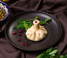 Хинкали с телятиной и тархуном 