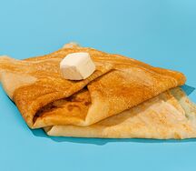Блин домашний с маслом