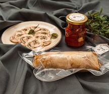 Рулет куриный с белыми грибами полуфабрикат