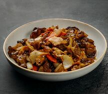 Древесные грибы с мясом