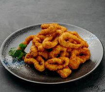 Кольца кальмара в сухарях