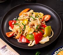 Лапша с морепродуктами
