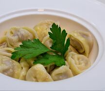 Пельмени с индейкой отварные